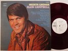 GLEN CAMPBELL Wichita Lineman JAPAN RED VINYL LP CAPITOL