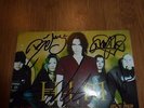 HIM - GERMAN PROMO AUTOGRAPH CARD - SIGNED BY VILLE VALO & BAND MEMBERS - RARE