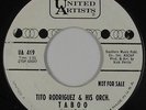 R&B Latin Inst. 45 - Tito Rodriguez & his Orch. - Taboo - United Artists - mp3