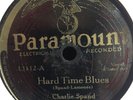CHARLIE SPAND PARAMOUNT 13112 BLUES 78 RPM V- CRACK BITE