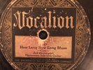 Vocalion 1440 Jed Davenport HOW LONG 1930 G+  78rpm