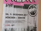Prodigy Tourplakat/Tourposter 2017 - Zenith München - NEU