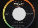 Blues R&B 45 - John Lee Hooker - She's Mine - Vee Jay - mp3
