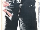 THE ROLLING STONES Sticky Fingers french BIEM 1971 COC 59100 ZIP COVER INSERT LP