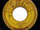 RUFUS THOMAS JR-BEAR CAT (ANSWER TO HOUND DOG) ON SUN RARE ROCKABILLY BLUES 45-H