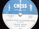 CHUCK BERRY - Chess 1635 - Brown Eyed Handsome Man - 1956 R&B 78 VG/VG+