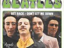 THE BEATLES 45 GET BACK+PS ENGLAND RARE CLOSED CENTER