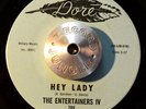 DOO WOP 45 - THE ENTERTAINERS - HEY LADY /CLAIRRE DE LOONEY Dore R&B Hear