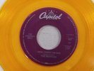 COLORED YELLOW THE BEATLES HERE COMES THE SUN VINYL 45 RECORD RE14