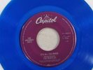 COLORED BLUE THE BEATLES ITS ALL TOO MUCH VINYL 45 RECORD RE14