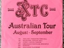 XTC - GENERALS AND MAJORS / THE SOMNAMBULIST - GREEN VINYL - AUSSIE TOUR INSERT