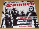 The Damned Live in Hong Kong 2012 only 30 copies in clear 7