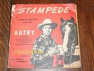 Vintage 78 RPM 1949 Gene Autry Stampede 2 Record Set w/ Sleeve