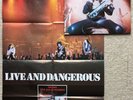 THIN LIZZY - LIVE & DANGEROUS 2 x LP - 1978 UK + INNERS & RARE PROMO POSTER