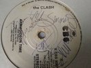The Clash Signed Single B Side Label 