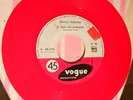 Rare 45t 7'' JUKEBOX VINYLE ROUGE JOHNNY HALLYDAY je veux me promener VOGUE BE