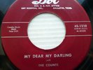 COUNTS doowop orig.DOT 45 MY DEAR MY DARLING vg++ b/w SHE WON'T SAY YES M— ws130