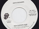 Keith RICHARDS * Run Rudolph Run * 1978 US PROMO 45 * The ROLLING STONES *