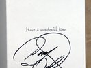 DONNY OSMOND signed Christmas Card - Genuine Autograph - Christmas THE OSMONDS