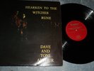 DAVE & TONI ARTHUR 'HEARKEN TO THE WITCHES RUNE' LER 2017 TRAILER RECS 1971 UK