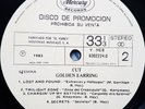 GOLDEN EARRING Cut LP South America White Label PROMO
