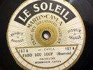 PRE-WAR French Accordian/Tango 78rpm Martin Cayla - Paro Lou Loop LE SOLEIL 167