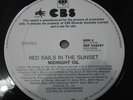 midnight oil red sails in the sunset 1984 Australia advance white label promo lp