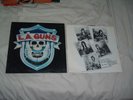 L.A. GUNS s/t LP Tracii Guns ex-GUNS 'N ROSES  ORIG ORANGE   label press