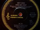 RARE AC/DC 45 DIRTY DEEDS DONE DIRT CHEAP / R.I.P. ALBERT LABEL EX