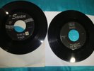 BEATLES ON BLACK TOLLIE LOVE ME DO & SWAN SHE LOVES YOU