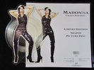 MADONNA crazy for you SHAPED PICTURE DISC 7” SINGLE / INSERT EX