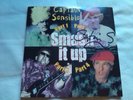 CAPTAIN SENSIBLE SIU PARTS 1-4 SIGNED BEER COLOURED VINYL EX+ DAMNED PUNK CLASH