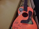 Rare Vintage 1964 Selcol New Beat Guitar Beatles Facsimille Signed Original Box