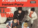THE WHO * A Legal Matter * deutsche Beat Mod Single great condition