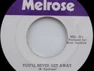 Boris Gardiner YOU'LL NEVER GET AWAY Rare Reggae 45 on Melrose
