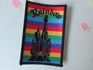 Original RAINBOW Colourful 1980's Heavy Metal Rock Band Sew on Badge / Patch