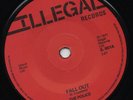 THE POLICE fall out*nothing achieving 1977 ORIG UK RED LABEL ILLEGAL 45