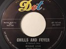 * RONNIE LOVE Chills & Fever / No Use Pledging POPCORN NORTHERN SOUL Dot 45 HEAR