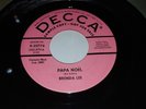 BRENDA LEE Rockin Around The Christmas Tree/ Papa Noel PROMO EX 45 Decca 9-30776
