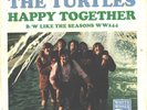 TURTLES--TOUGH PICTURE SLEEVE + 45---(HAPPY TOGETHER)---PS---PIC--SLV
