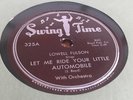 LOWELL FULSON LET ME RIDE IN YOUR LITTLE AUTOMOBILE/UPSTAIRS SWING TIME 78 MINT-