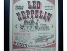 LED ZEPPELIN+Earls Court+POSTER+AD+RARE ORIGINAL 1975+FRAMED+EXPRESS GLOBAL SHIP