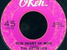 THE ARTISTICS This Heart of Mine NORTHERN SOUL 45 on OKEH
