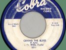 LITTLE WILLIE FOSTER Crying the Blues / Little Girl 45rpm Cobra 1957 Chicago
