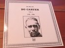 BEST OF BO CARTER VOL 1 1928-1940 EARL BD-610 GREAT BLUES GUITAR LP 1982 NM