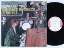 DAVE BRUBECK QUARTET Newport 1958 COLUMBIA LP 6 eye white label promo