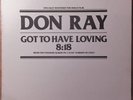 DON RAY   Got To Have Loving (8:18) 1978 12