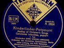 KINDERCHOR EMMI GOEDEL-DREISING  Kinderlieder-Potpourri  1&2   Schellack   S6389