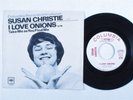 Pop Psych Novelty 45 SUSAN CHRISTIE I Love Onions COLUMBIA promo pic sleeve HEAR