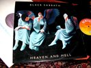 BLACK SABBATH  -    Heaven And Hell,    ORIGINAL 1980 UK LP / inner..... EX